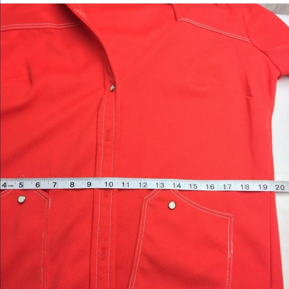 Linda Originals Women's Bright Orange M - Picture 4 of 5